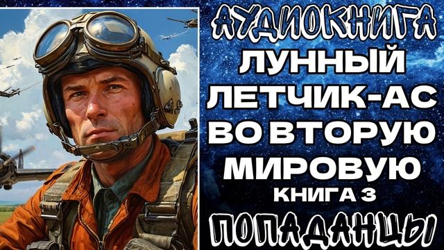 АУДИОКНИГА ПОПАДАНЦЫ: ЛУННЫЙ ЛЕТЧИК-АС ВО ВТОРУЮ МИРОВУЮ. КНИГА 3