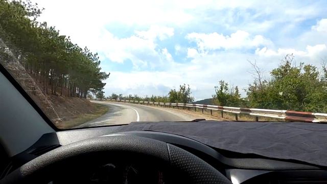 Lada Vesta 1.6 CVT #3. МИФ "Вариатор в гору не едет". Проверяю на серпантине (Крым)