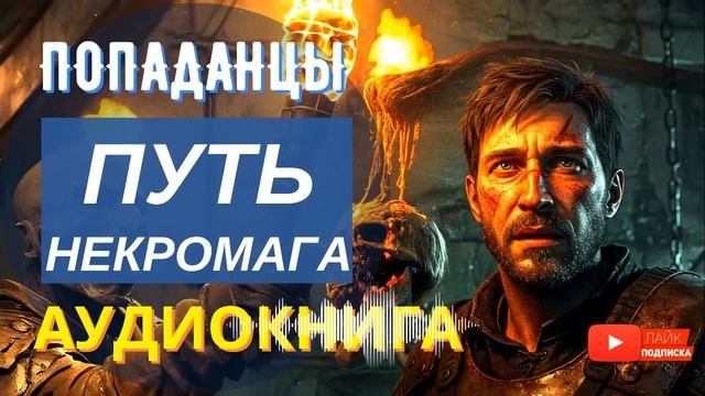 АУДИОКНИГА ПОЛНОСТЬЮ ☠️ ПУТЬ НЕКРОМАГА: Сила из загробного мира! / #Попаданцы, боевое фэнтези