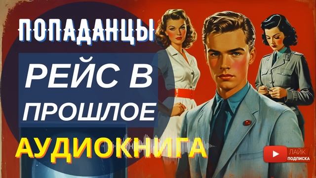 АУДИОКНИГА ПОЛНОСТЬЮ РЕЙС В ПРОШЛОЕ: Невероятное. Непредсказуемое. СССР. /// #Попаданцы