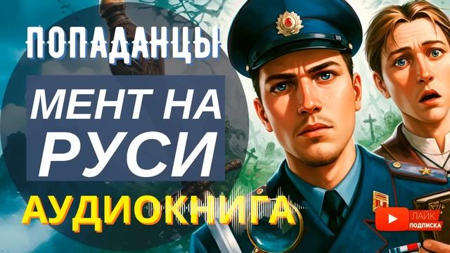 АУДИОКНИГА ПОЛНОСТЬЮ ♂️ МЕНТ НА РУСИ: Баба Яга, Вы арестованы! / #Попаданцы #юмор русское фэнтези