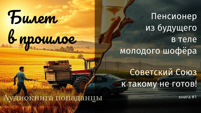 Аудиокнига. Попаданцы. Билет в прошлое. Книга 1 из 3.