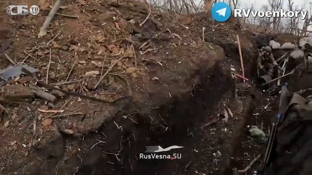 Штурм украинских окопов - кто сдался, тот выжил - видео реального боя